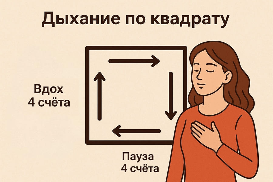 Дыхание по квадрату