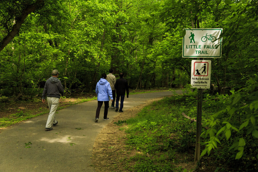 progulka v fallsgrove stream valley park