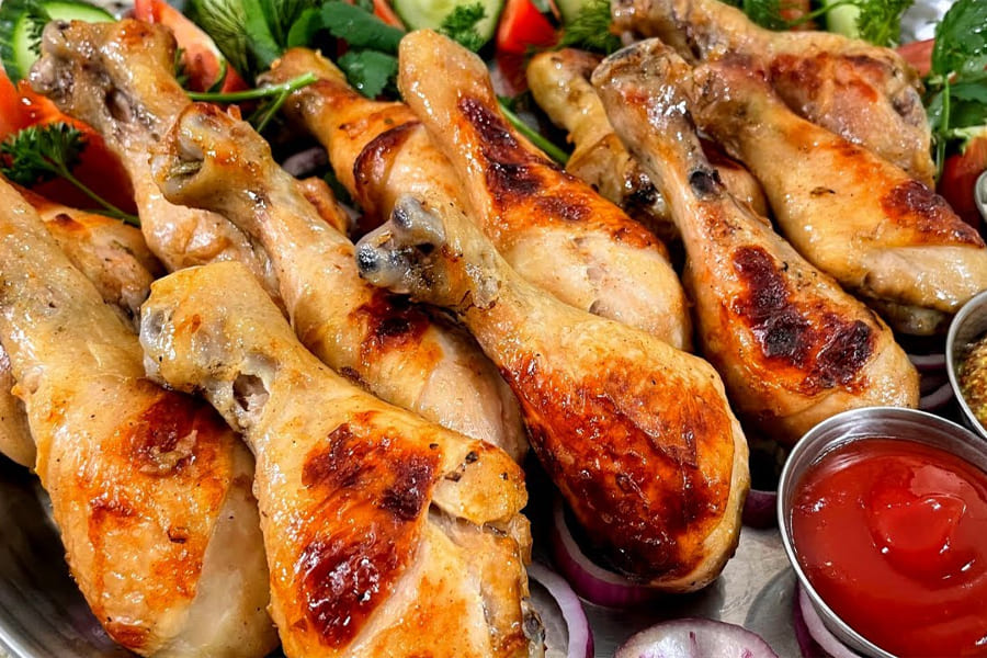 Шашлык из курицы в кефире