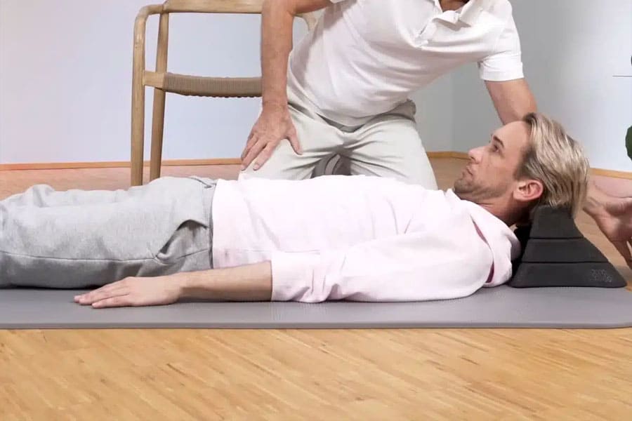 exercise with a neck brace 1